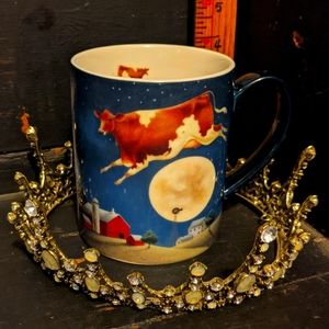 Cow over moon mug